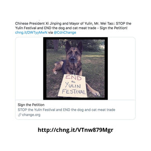 STOP the Yulin Festival Virtual Rally - How To Help