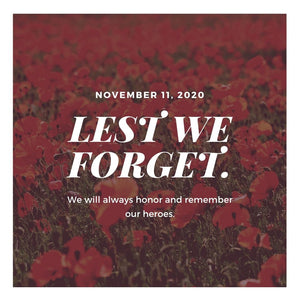 Remembrance Day - Nov. 11, 2020